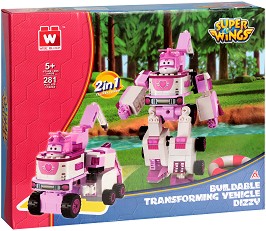 Детски конструктор Дизи - Alpha Group - На тема Super Wings — Alpha Toys 385006