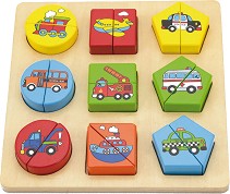 Дървен сортер Превозни средства - Viga Toys — 59586