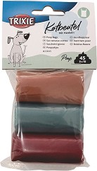 Хигиенни торбички с дръжки Trixie - 3 ролки x 15 броя