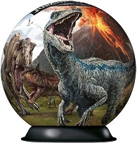 Джурасик свят - Пъзел-кълбо от 72 пластмасови части — Ravensburger 11757