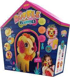 Лъвчето Лайла за украсяване Ruffle Fluffies - Творчески комплект — HUN1822