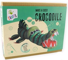 Направи сам Andreu Toys - Крокодил от чорап - Творчески комплект от серията Crafts — 1240101