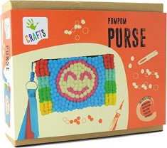 Декорирай сама Andreu Toys - Несесер с помпони - Творчески комплект от серията Crafts — 1240561