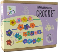 Изплети сама - Бижута с цветя - Творчески комплект от серията "Crafts" — Andreu Toys 1280073