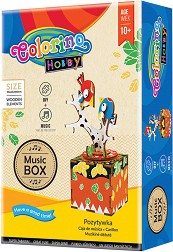 Направи си сам музикална кутия Colorino Kids - Птички - От серията Hobby — 37138