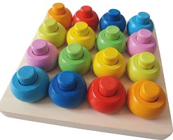 Дървен сортер Andreu Toys - Цветове — 16710