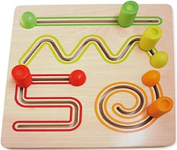 Дървен тренажор Andreu Toys - Видове линии — 16717