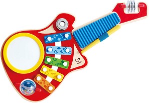 Дървен музикален инструмент 6 в 1 HaPe - Детска играчка — E0335