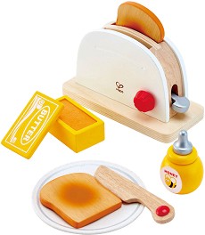 Детски дървен тостер HaPe - С аксесоари — E3148