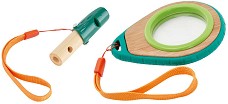 Лупа и свирка - Дървени играчки от серията "Nature Fun" — HaPe E5570