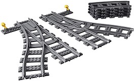 LEGO City - Влакови релси - Детски конструктор — 60238