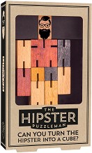 The Hipster - 3D дървен пъзел — Professor Puzzle