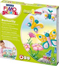 Направи сам фигурки от полимерна глина Fimo - Пеперуди - Творчески комплект — 8034 10 LZ