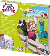 Направи сам фигурки от полимерна глина Fimo - Понита - Творчески комплект — 8034 08 LZ