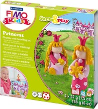 Направи сам фигурки от полимерна глина Fimo - Принцеси - Творчески комплект — 8034 06 LZ