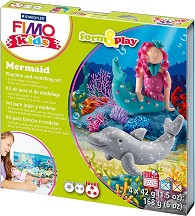 Направи сам фигурки от полимерна глина Fimo - Русалка - Творчески комплект — 8034 12 LZ