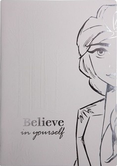 Тетрадка с широки редове Belive in yourself - Формат A5 с 60 листа от серията Disney 100