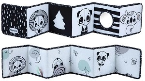 Двустранна мека книжка Tiny Love First Book - От серията Black & White Decor