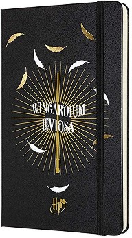 Тефтер - Wingardium Leviosa - 13 × 21 см, с широки редове