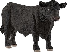 Фигурка на бик Абърдийн Ангъс - Schleich - От серията Farm World — 13879