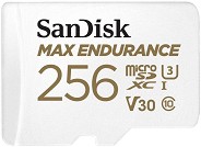 Micro SDXC   256 GB SanDisk - Class 10, U3, V30, A1  SD    Max Endurance - 