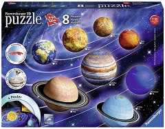 Слънчевата система - 3D пъзел от 522 части — Ravensburger 11668