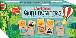 Гигантско домино - Safari Animal - Настолна игра — Professor Puzzle 2971