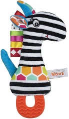 Дрънкалка с дъвкалка - Жираф - Мека бебешка играчка — Mom's Care 956