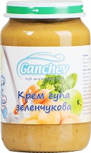 Зеленчукова крем супа Ganchev - 190 g, за 12+ месеца - пюре