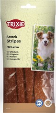 Лакомства за кучета Trixie Stripes - 100 г, с агнешко