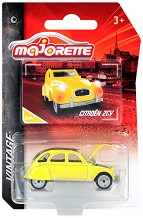 Метална количка Majorette Citroen 2CV - С отварящ се капак от серията Vintage — 212052010