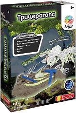 Изкопай скелет на динозавър трицератопс - Комсед - От серията Science4You — 80004808