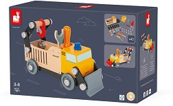 Детски конструктор камион - Janod - От серията Brico Kids — J06470