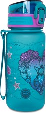 Детска пластмасова бутилка Cool Pack Brisk - С вместимост 400 ml от серията Seafish — Z17963