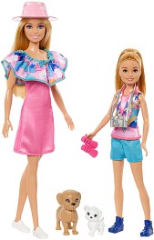 Кукли Барби и Стейси на разходка - Mattel - На тема Barbie — HRM09