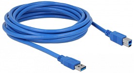  USB-A male  USB-B male DeLock - 2 ÷ 5 m - 