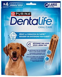 Дентални пръчици за кучета DentaLife Daily Oral Care Large - 142 г, за големи породи