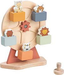 Дървена играчка за столче за хранене Hauck Play Fun Fair S - За столчета Alpha+, Beta+ и Arketa