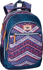 Ученическа раница J. M. Inacio Ethnic Denim - От серията El Charro — 51033