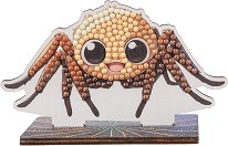 Декорирай сам фигурка на Паяк - Craft Buddy - Творчески комплект от серията Crystal Art