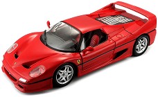Метална количка F50 - Bburago - С мащаб 1:24, от серията Ferrari Race & Play — 18/26010