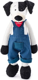 Плюшено куче с гащеризон Федерико - Lumpin - С височина 40 cm — 94226