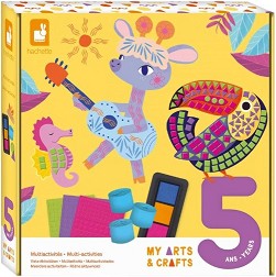 Декорирай картини Животни - Janod - Творчески комплект от серията My arts and crafts — J07748