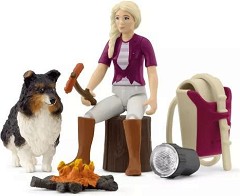 Фигурки за игра София на барбекю - Schleich - От серията Horse Club — 42749