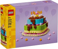 LEGO Iconic - Торта за парти за рожден ден - Детски конструктор — 40815