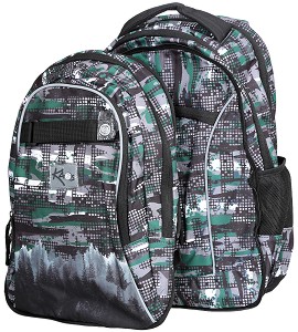 Ученическа раница - Kaos 2 in 1: Dark Wood — Hartis 41357