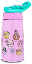 Детска стоманена термо бутилка Bono - Cool Pack - С вместмост 350 ml от серията Happy Donuts — Z10665