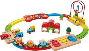 Дървено влакче Цветовете на дъгата - HaPe — H3826