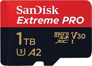 Micro SDXC   1 TB SanDisk - Class 10, U3, V30, A2  SD    Extreme Pro - 