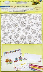 Декорирай сам картички и пликове Folia Bringmann - Рожден ден - Творчески комплект — 14901
